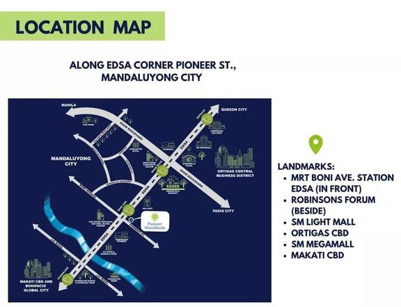 15K MONTHLY FOR STUDIO UNIT ALONG PIONEER ST. MANDALUYONG | CONNECTED TO BONI STATION