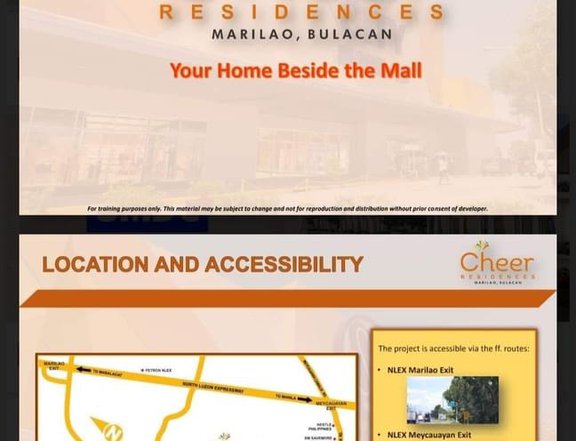 Cheer Residences near SM Marilao Bulacan w/ 20% Discount