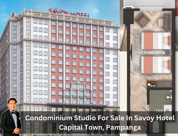 Twin Suite Condotel For Sale in Savoy Capital Town, Near Clark Pampanga