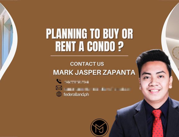 Rent to Own Condominium Near Makati,Pasay,Manila 26 sqm studio type