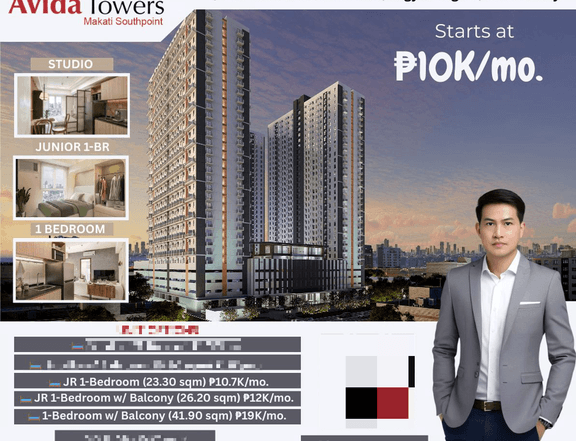 22.70 to 41.90 sqm Ayala Land  Residential Condo