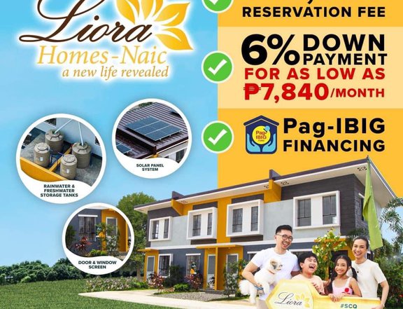 3-bedroom Townhouse With Solar For Sale in Naic Cavite
