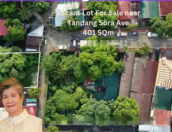 For Sale 401 SQM Residential Lot near  Tandang Sora Ave