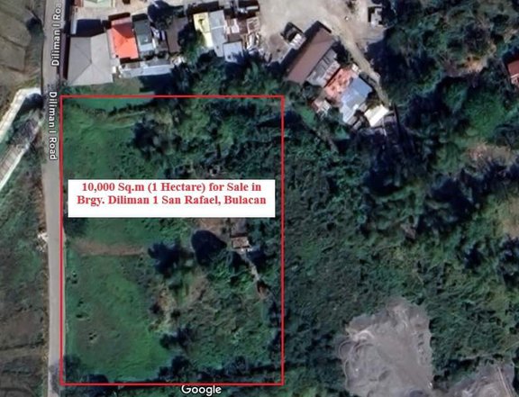 1 Hectares Lot for sale in Plaridel Bypass Road, San Rafael Bulacan