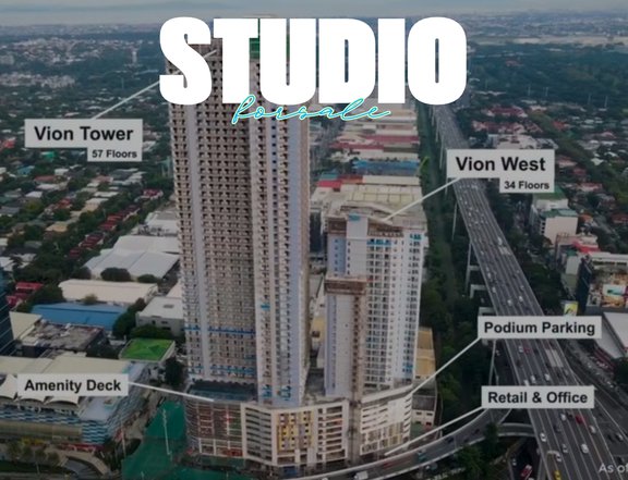 For Sale Vion Tower Studio Unit with Balcony in Makati City