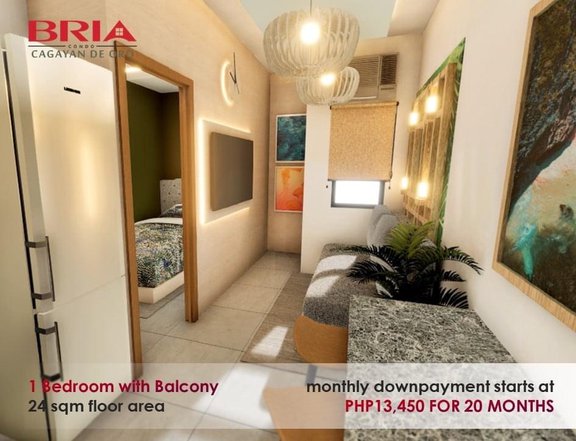 Preselling 1 Bedroom Unit at Bria Condominium Kauswagan Cagayan de Or