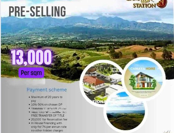 Affordable Residential Lot with sea and mountain view and leisure access