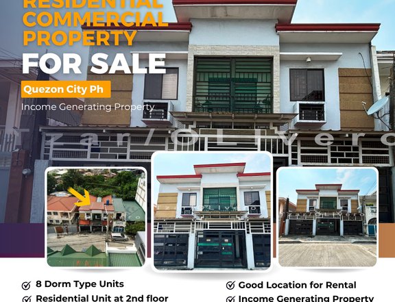 Income Generating Residential Commercial Property for Sale in QC