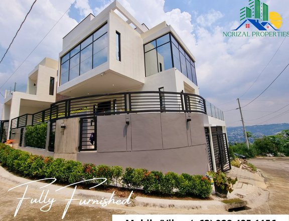 Fully Furnished Overlooking House and Lot for Sale in Antipolo