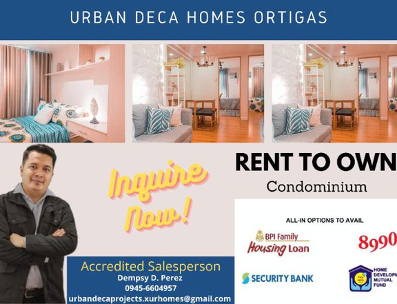 AFFORDABLE RENT TO OWN CONDO UNITS IN ORTIGAS