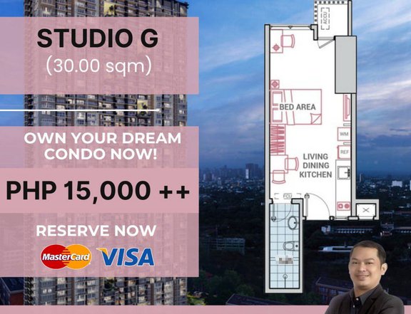 Pre-selling Studio 30.00sqm Residential condo for sale in Quezon City