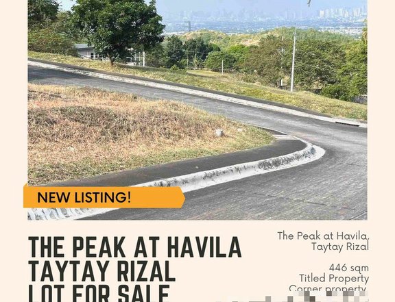 Pasalo 446 sqm Residential corner Lot For Sale in Taytay Rizal