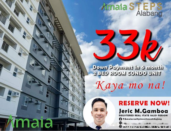 Rent To Own Condominium 33k Down payment 2 Bed room Limited offer ony!