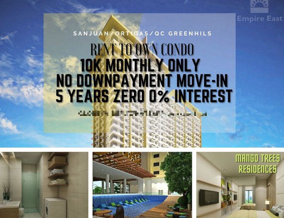 MOVEIN SANJUAN 1BR QC 10k Monthly Condo RENT TO OWN MANGO TREE CUBAO