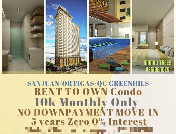 10K Monthly Rent to Own MOVEIN Ready QC Condo Mango Tree SANJUAN NO DP