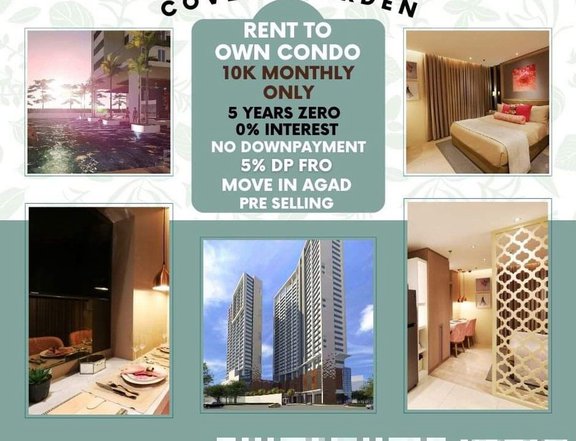 Studio 9K Monthly 1BR MANILA Condo RFO RENT TO OWN MOVEIN COVENT TAFT
