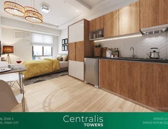 23 sqm. Studio Condo Unit For Sale in Centralis Towers in Pasay