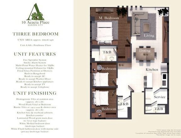Ready For Occupancy 52.00 sqm 2-bedroom Residential Condo For Sale in Quezon City
