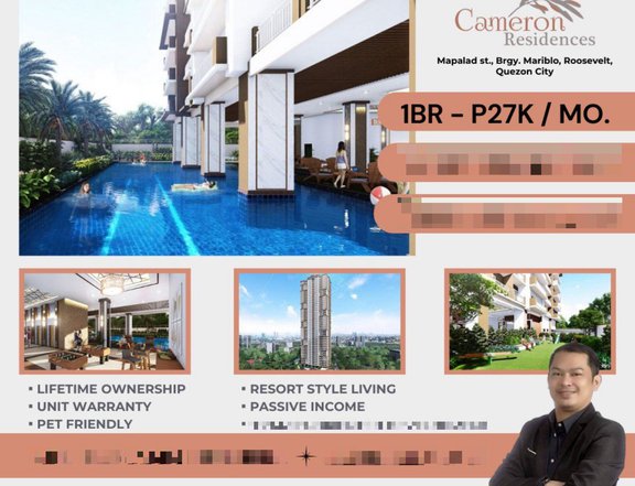 For sale Cameron Residences 1 Bedroom Pre-selling condo in Quezon City