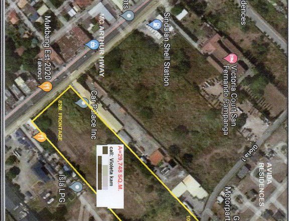 Commercial land 29,748 sq.m.