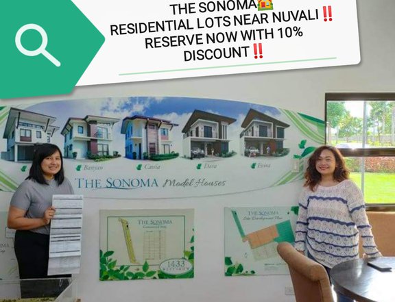32K Monthly Exclusive Residential Lot in Sonoma near Nuvali and Solena