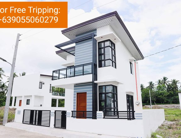 Affordable Modern Single Detached House with Gate and Fence + Freebies