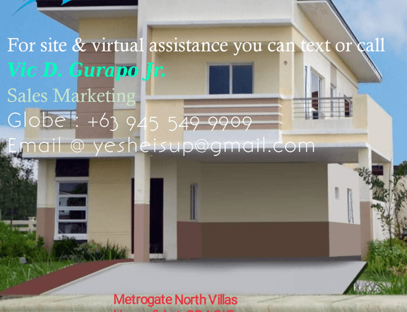 House and Lot Gracie Model Metrogate North Villas Price: 8066000