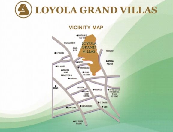 LOYOLA GRAND VILLAS presenting Venetian Villas at katipunan extension.