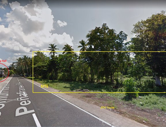 13,640 sqm land along the road, in Inarado, Daraga, 3km near the new Bicol International Airport