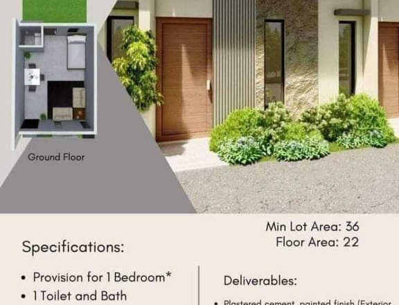 Townhouses townhouses starting 38 sqm up to 85 sqm