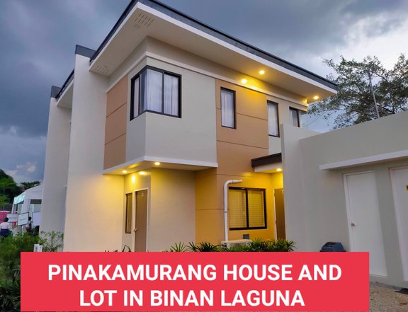 Modern design 2storey single attach house and lot in Binan Laguna