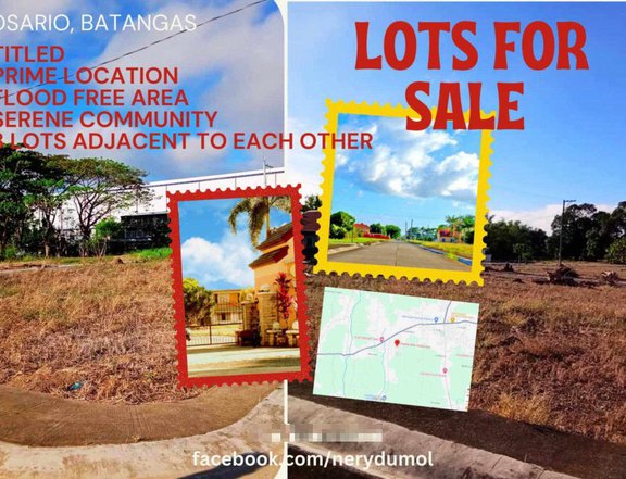 Lot in a prime subdivision in Batangas