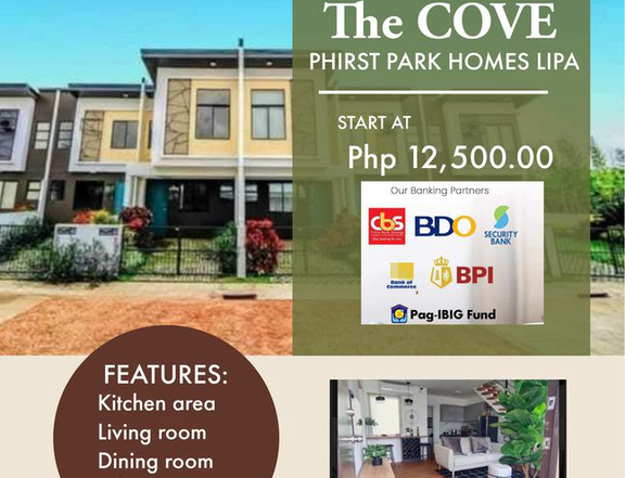 accessible and affordable  2bedroom  townhouse in the city of Lipa for sales.