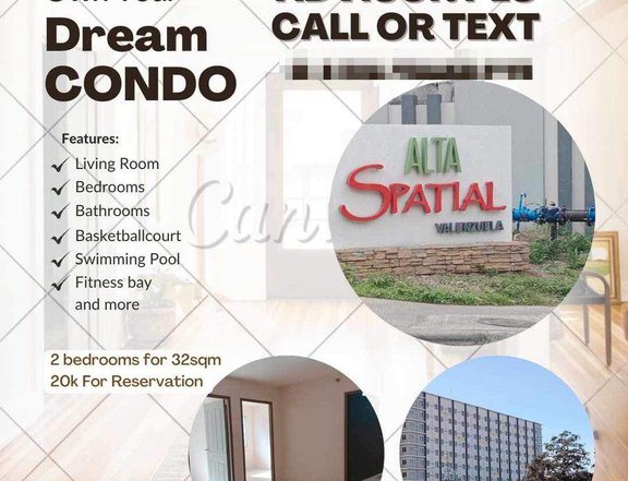 33.00 sqm 2-bedroom Condo For Sale