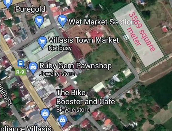 3,568 square meter Lot for sale at the back of Poblacion Public market Villasis Pangasinan