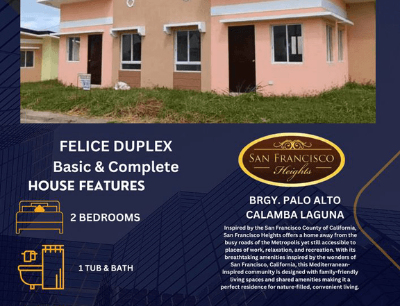 2-bedroom Duplex House For Sale in Calamba Laguna