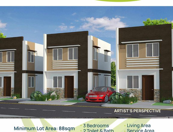 Underconstruction 3 bedroom, Single Attached House in Lipa Batangas
