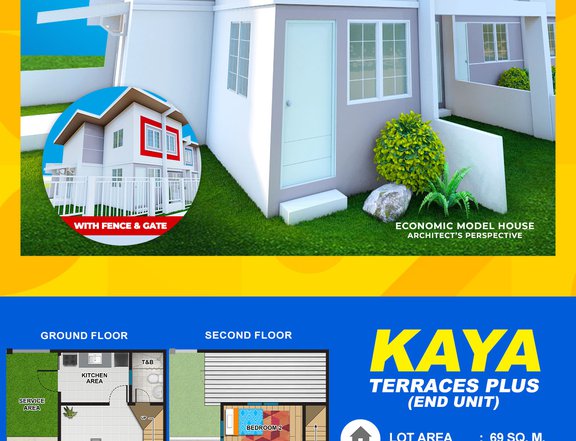 NO DOWN PAYMENT KAYA TERRACES UNITS FOR SALE IN MABALACAT CITY PAMP.