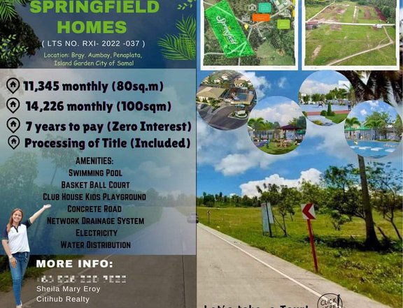 Residential Lot in Samal with Amenities