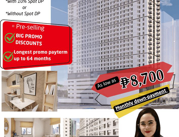 23sqm Studio Residential Condo For Sale in Taft Ave, Pasay City