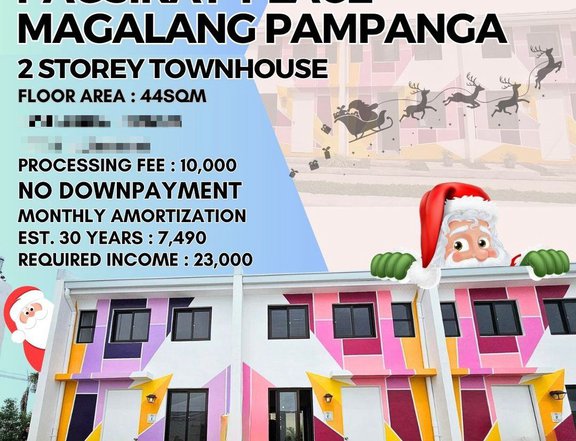 Ready For Occupancy 2-bedroom Townhouse For Sale in Magalang Pampanga