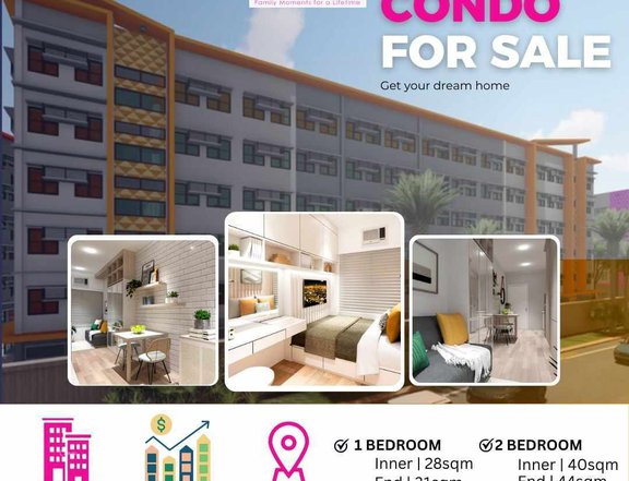 40.00 sqm 2-bedroom Condo For Sale in Binan Laguna