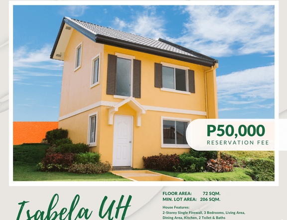 3 BR House and Lot For Sale in Cavite - Isabella Uphill