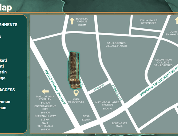 36.62 sqm 2-bedroom Residential Condo For Sale in Makati