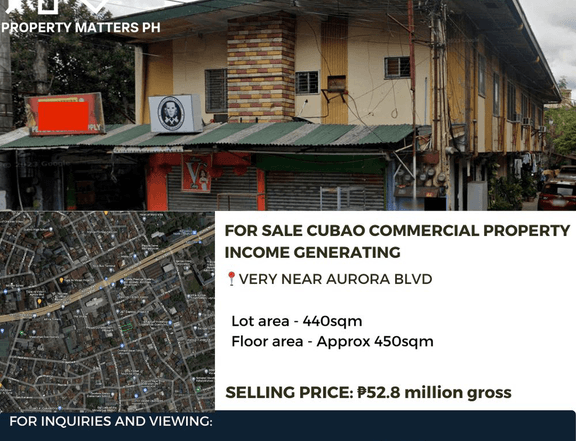 For Sale Cubao Commercial Property Income Generating