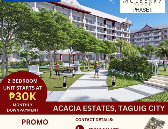 Asian Tropical Themed 2-Bedroom Condominium for Sale in Taguig