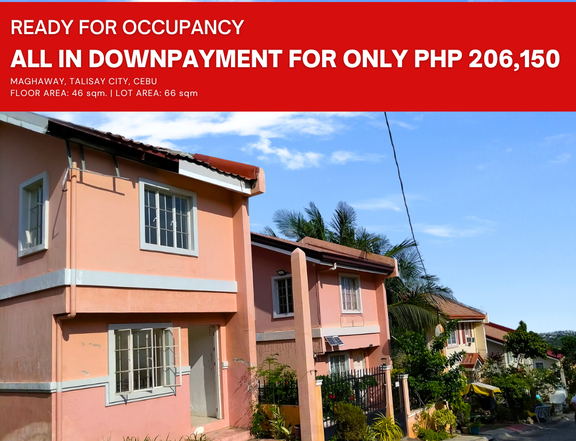 29K/mo Ready For Occupancy in Talisay City (w/ Tiles & Painted Interior)