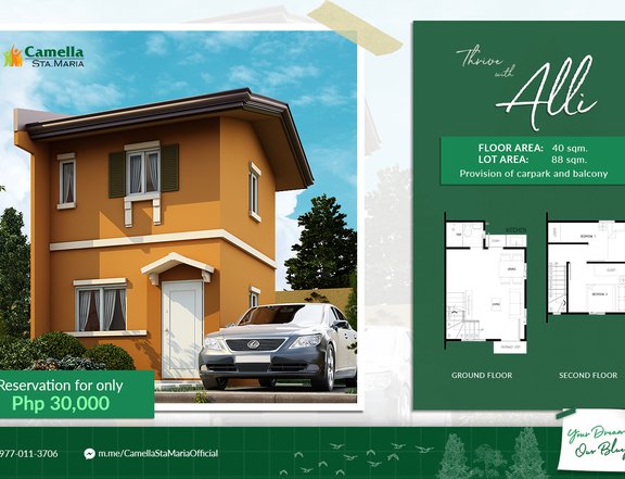 house and lot for sale in bulacan sta maria Alli