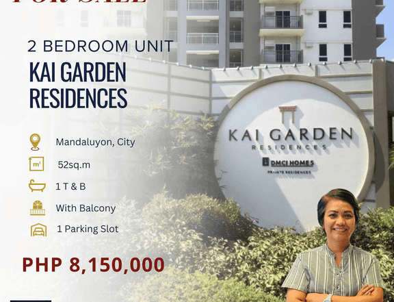 2BR Brand New Unit For Sale in Kai Garden Residences, Mandaluyong City