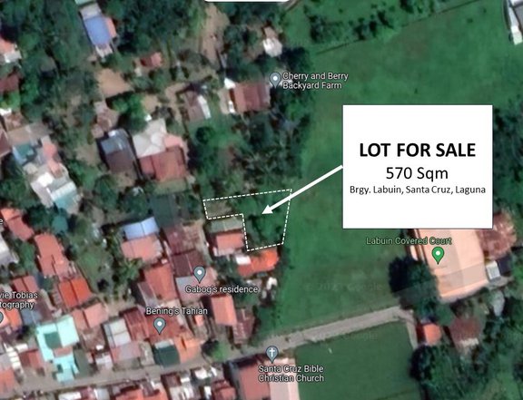 570 sqm Residential Lot For Sale in Santa Cruz Laguna